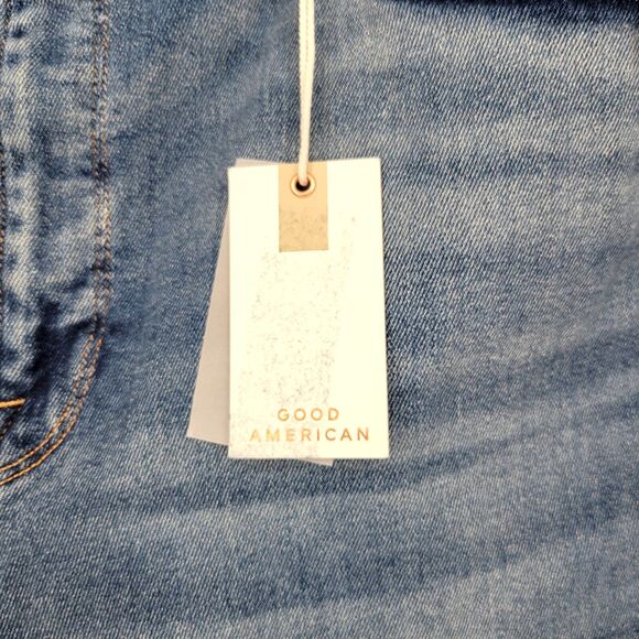 Good American Womens Good Leg Jeans Size 24 NEW Style GLDV731T Indigo - Picture 6 of 12